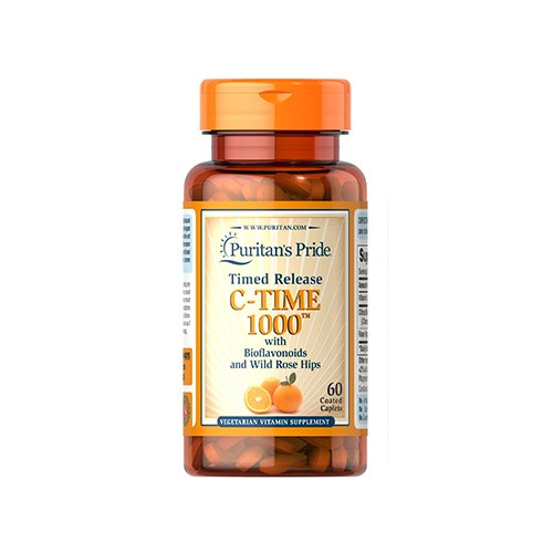 Puritan's Pride C-Time 1000 Timed Release - 60tabs - Vitamin C