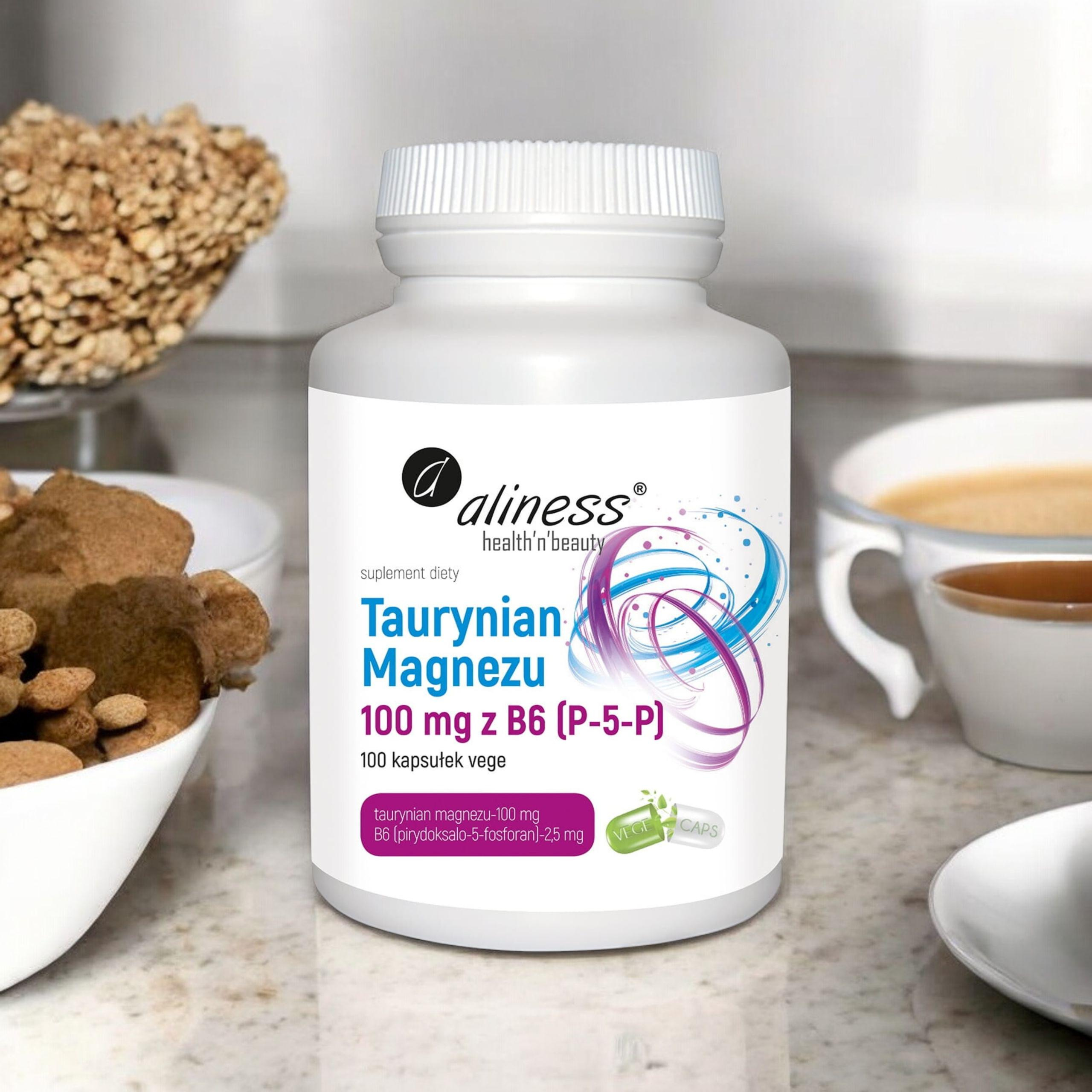 ALINESS Taurinat Magnesium 100mg mit B6 - 100vcaps.