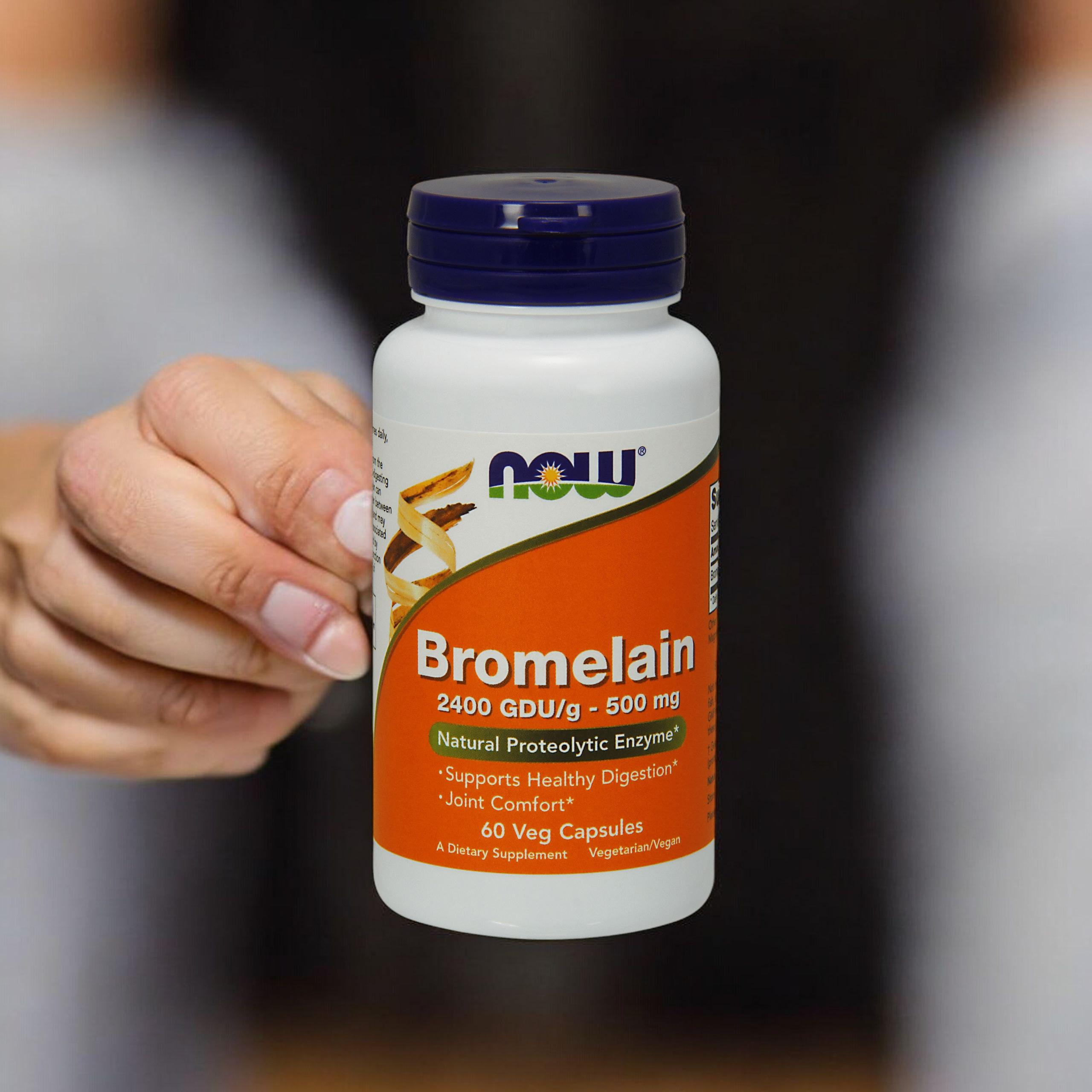 NOW Bromelain (Bromelina) - 60vcaps