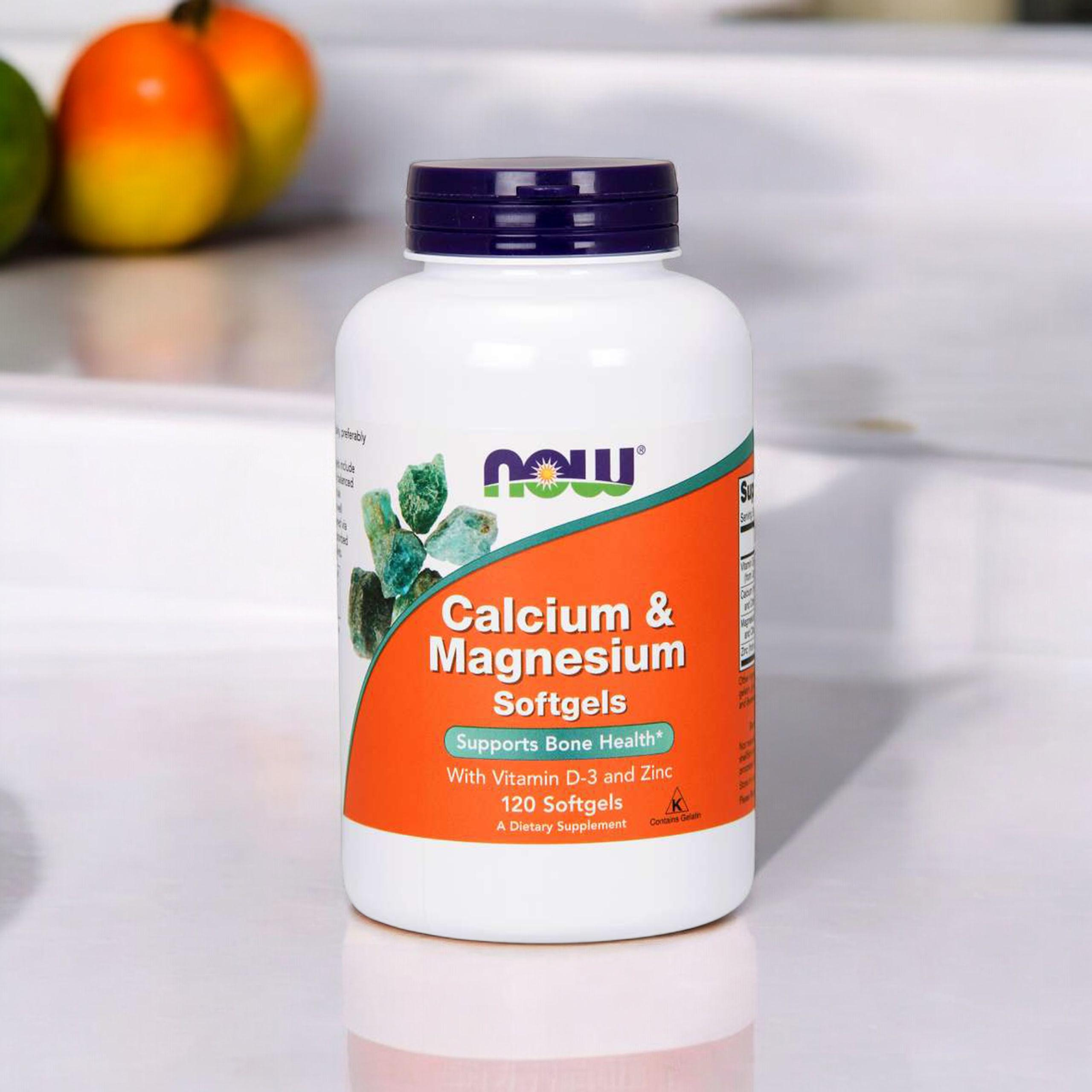 NOW Calcium and Magnesium - 120softgels