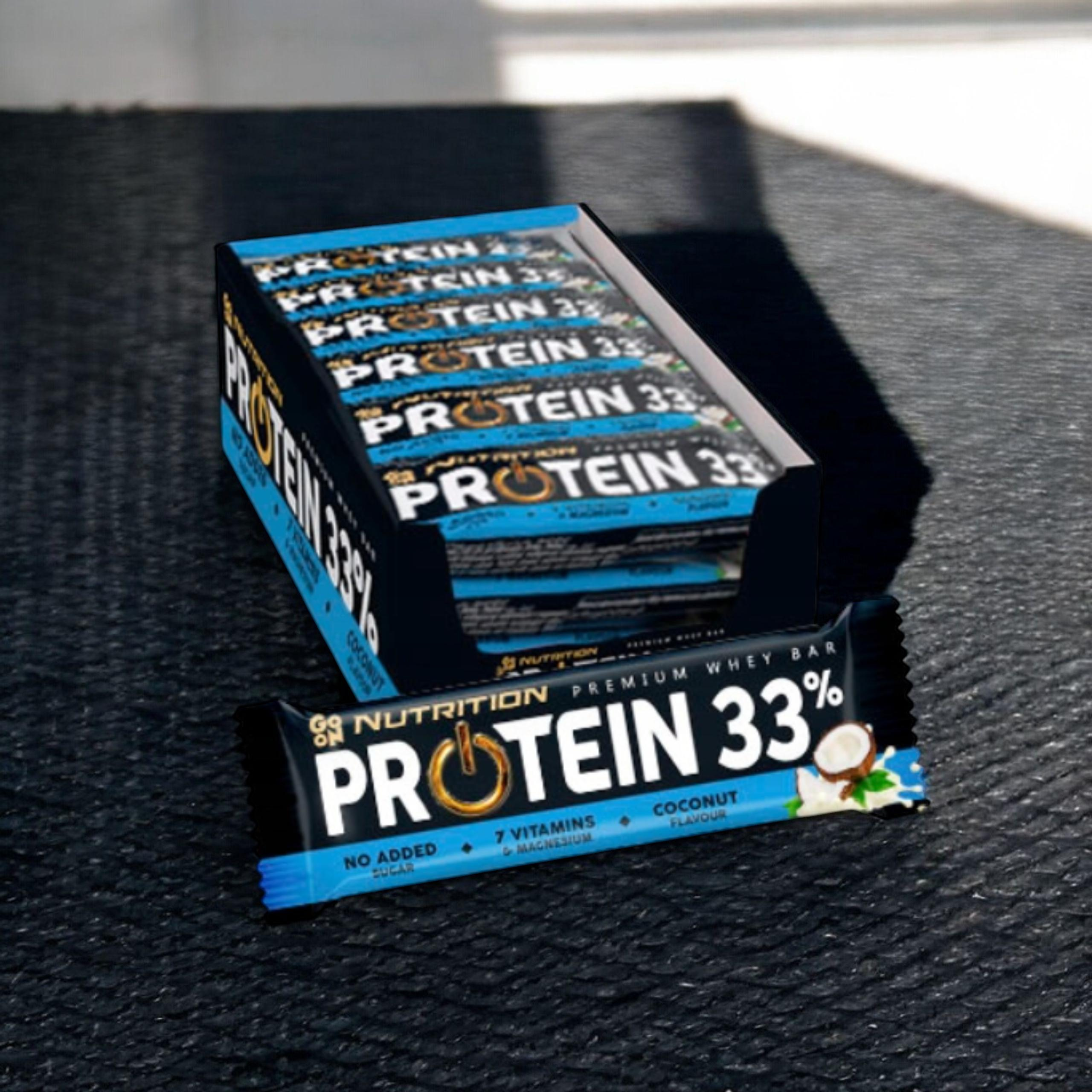 GO ON NUTRITION - Go On Protein 33% Riegel - 25x 50g
