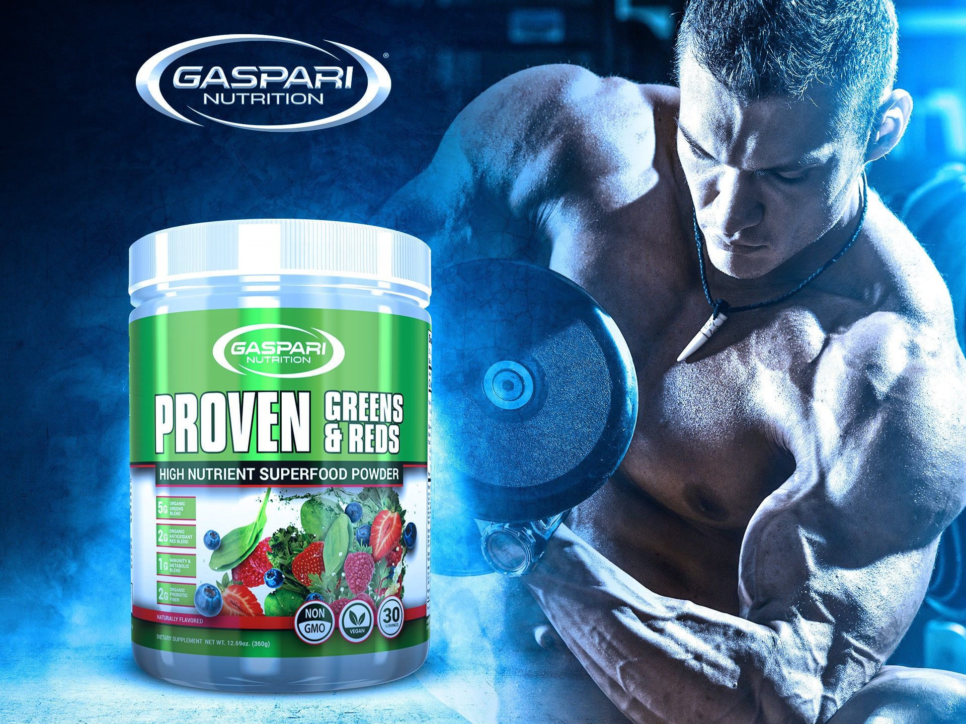 GASPARI NUTRITION Proven Greens & Reds - 360g