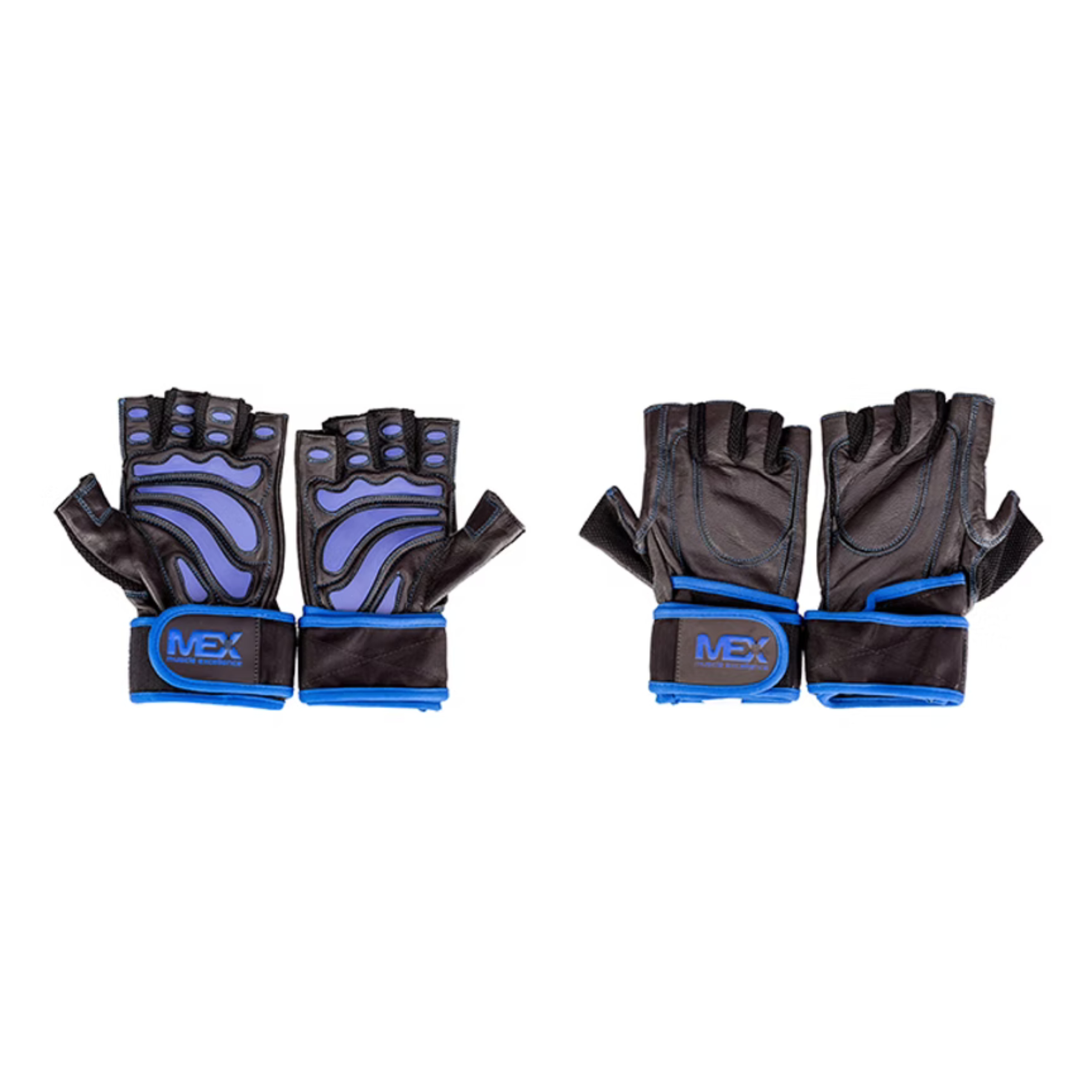 MEX NUTRITION - Pro Elite Blaue Handschuhe