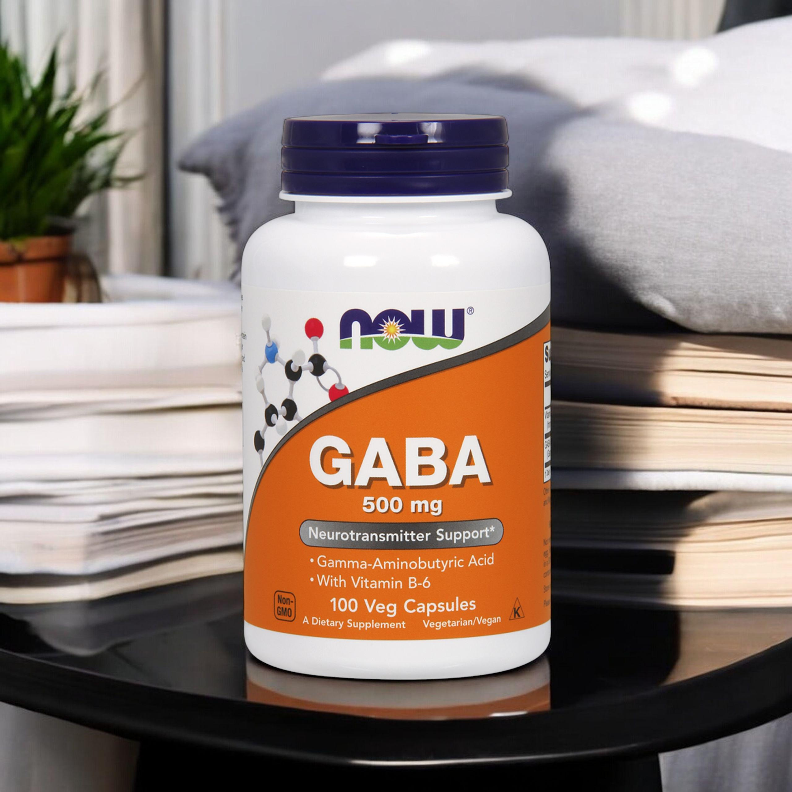 NOW GABA 500mg - 100veg caps
