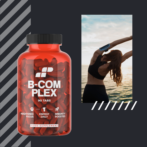 MP NUTRITION Vitamin B-Complex - 90tabs - B-Komplex Vitamine