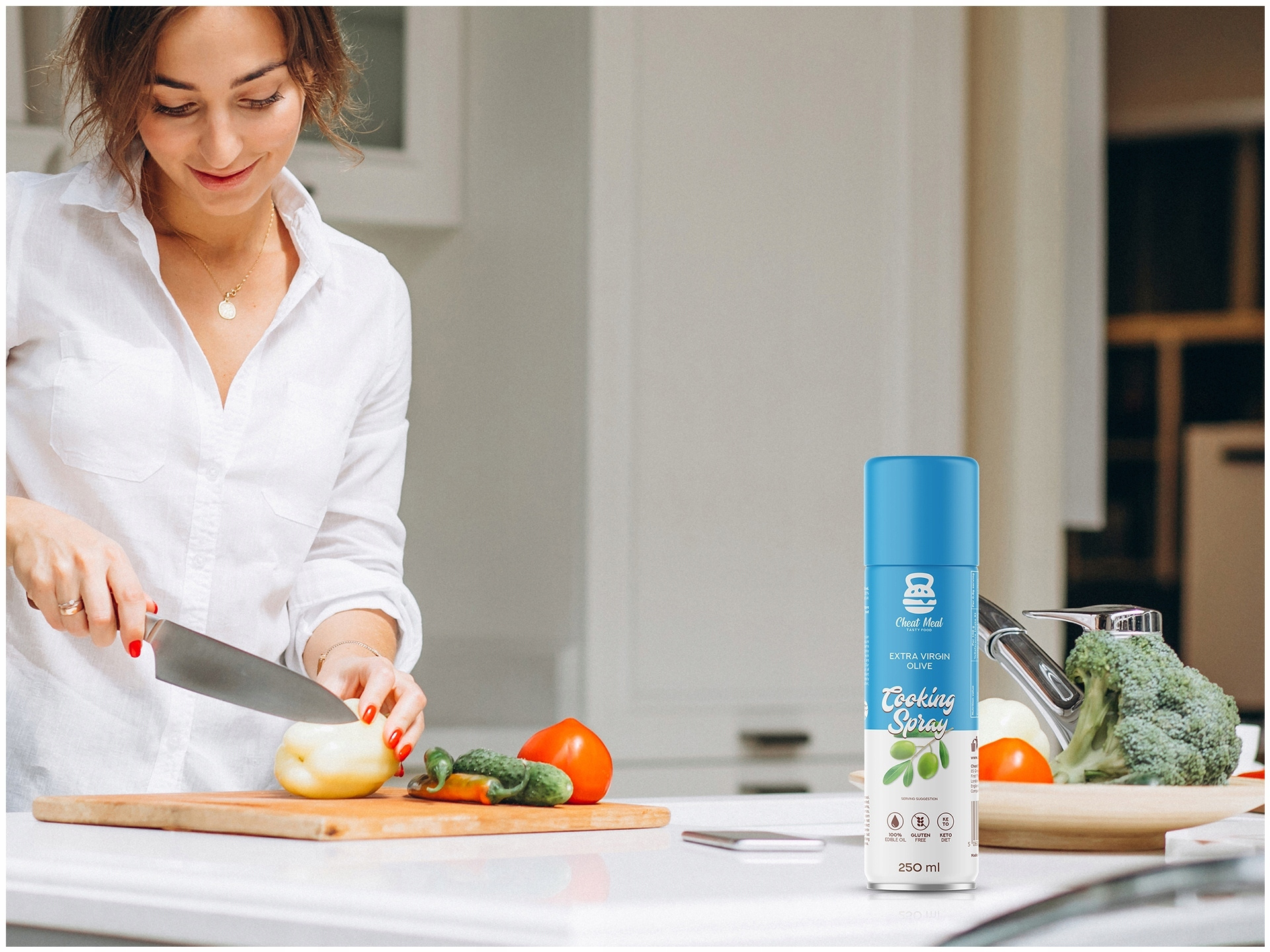 Konjac Tagliatelle Nudeln 400g + Olivenölspray Cheat SET