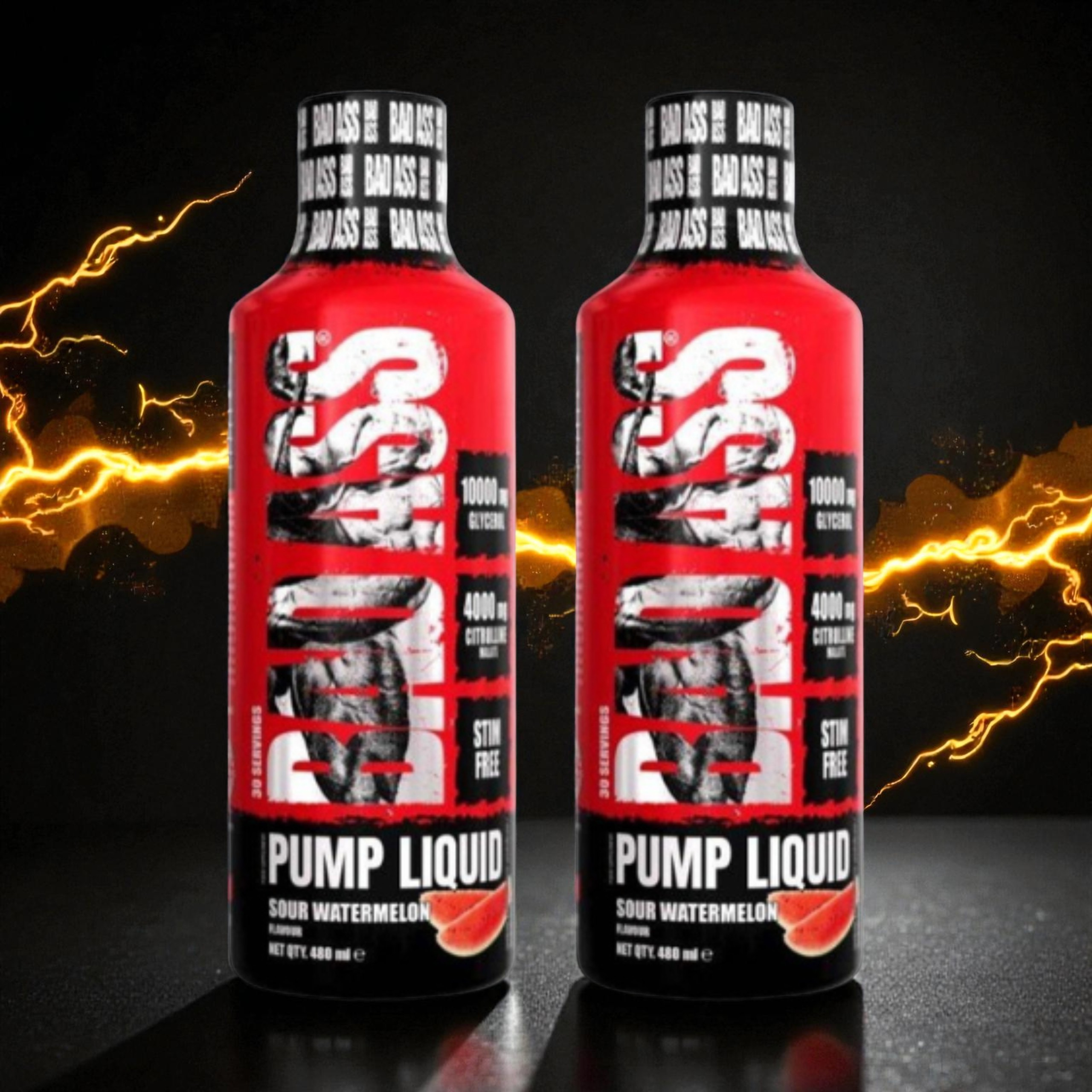 BAD ASS - Bad Ass Pump Liquid - 2x 480ml - Sour Watermelon - AUSVERKAUF - 31-03