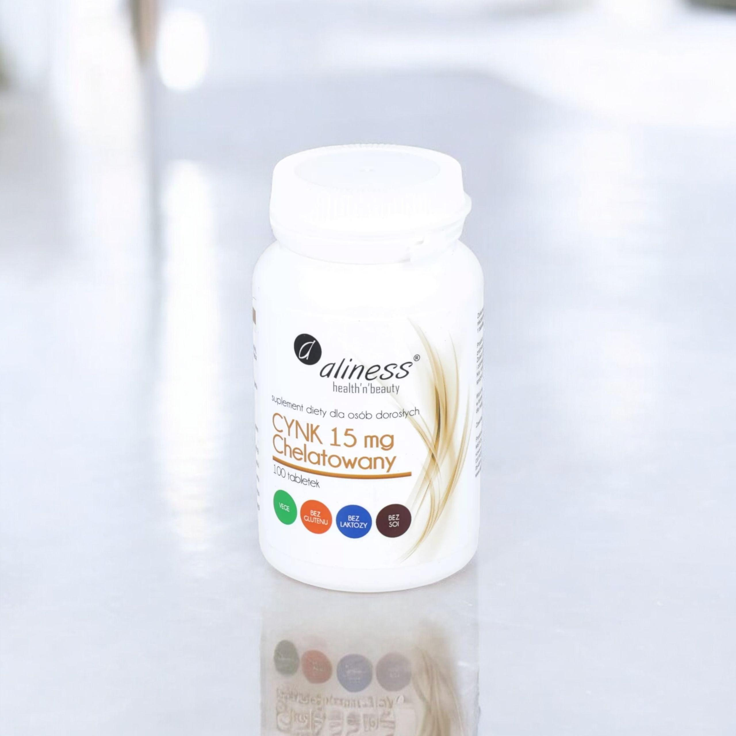 ALINESS - Chelatiertes Zink 15mg - 100vtabs.