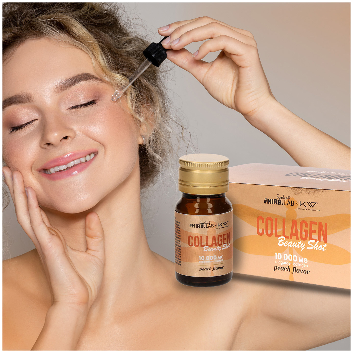 HIRO.LAB Collagen Shot – 30x 30 ml - Pfirsich