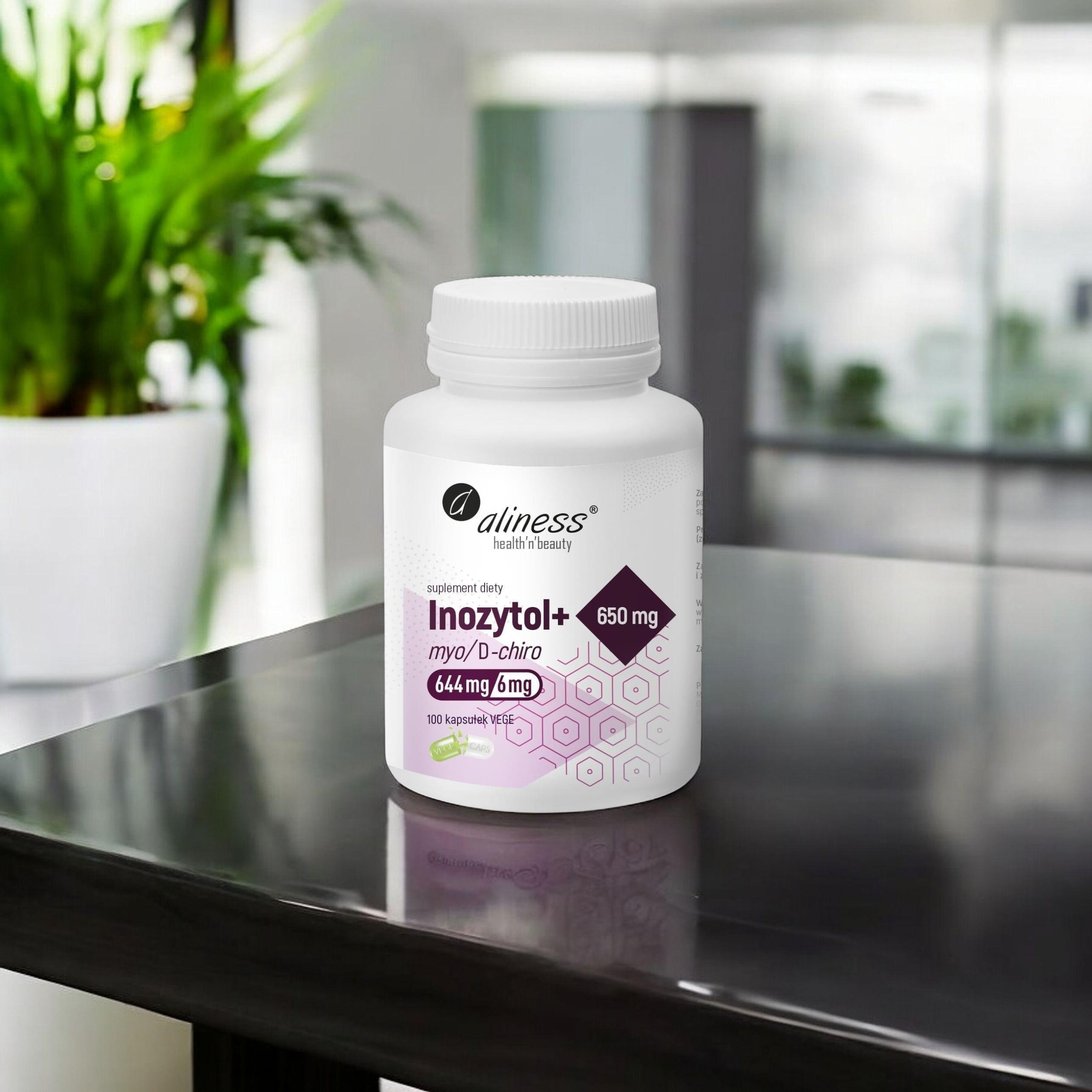 ALINESS - Inositol Myo / D-Chiro 650mg - 100vcaps.