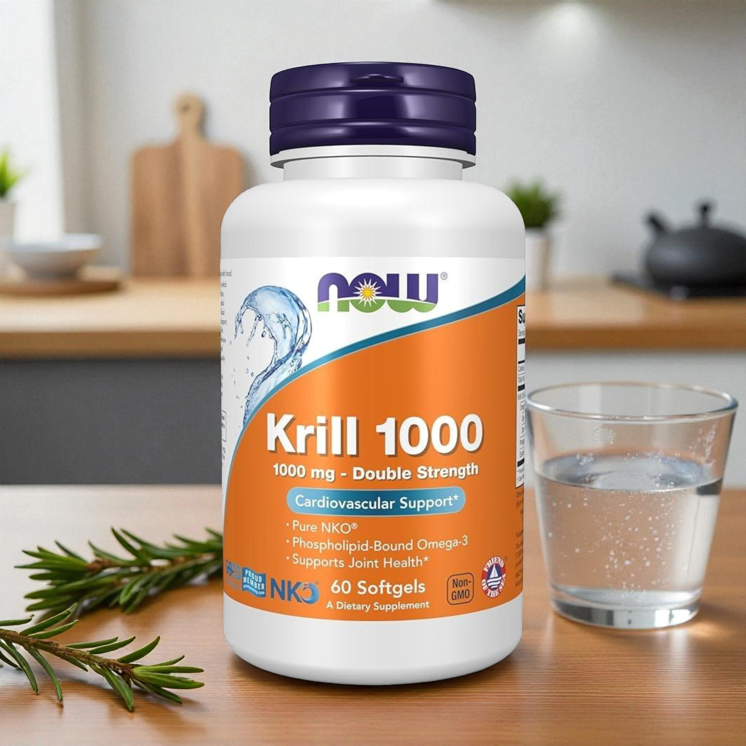 NOW - Krillöl 1000mg - 60 Weichkapseln