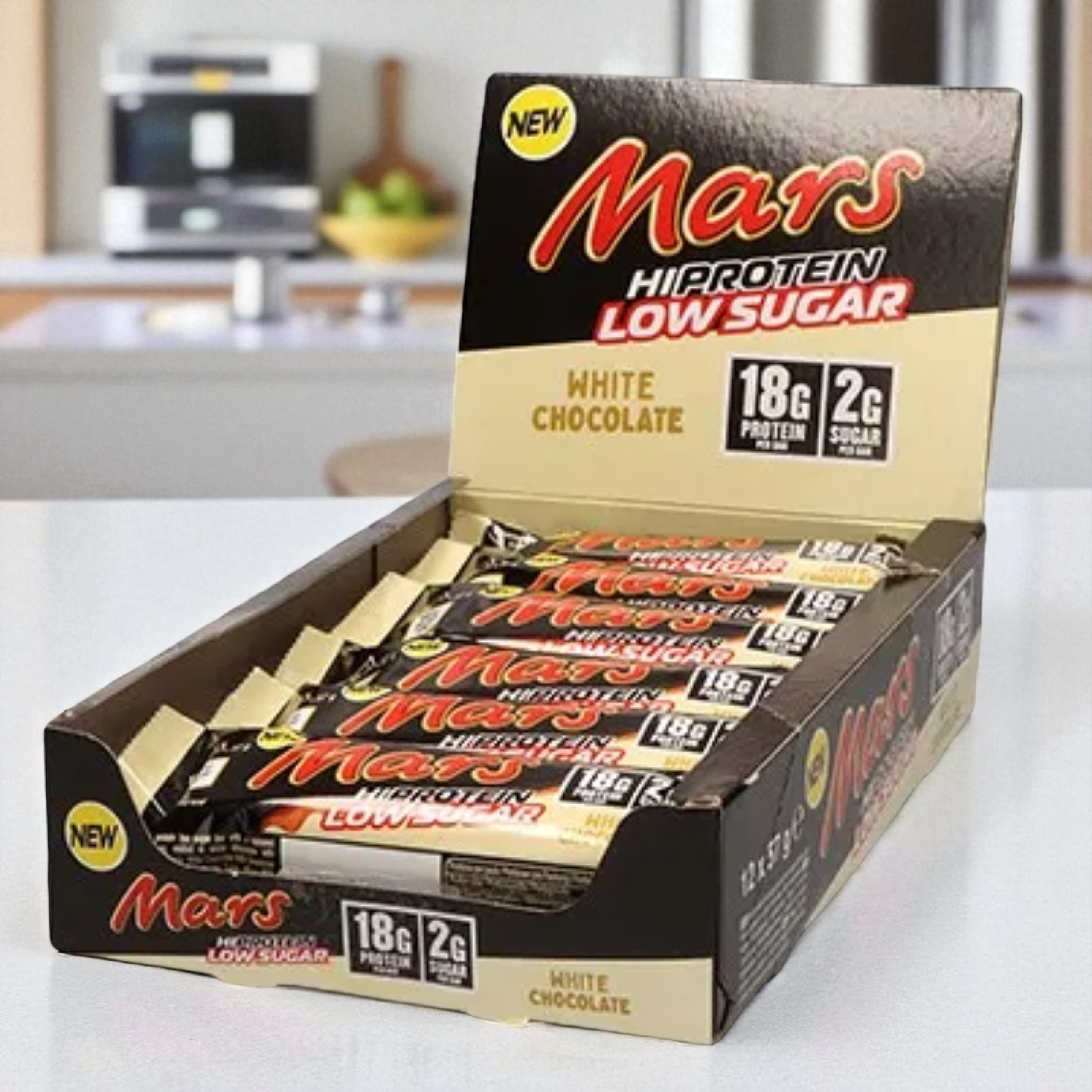 Mars - Mars HIProtein LS Riegel - 12x 57g - Weiße Schokolade