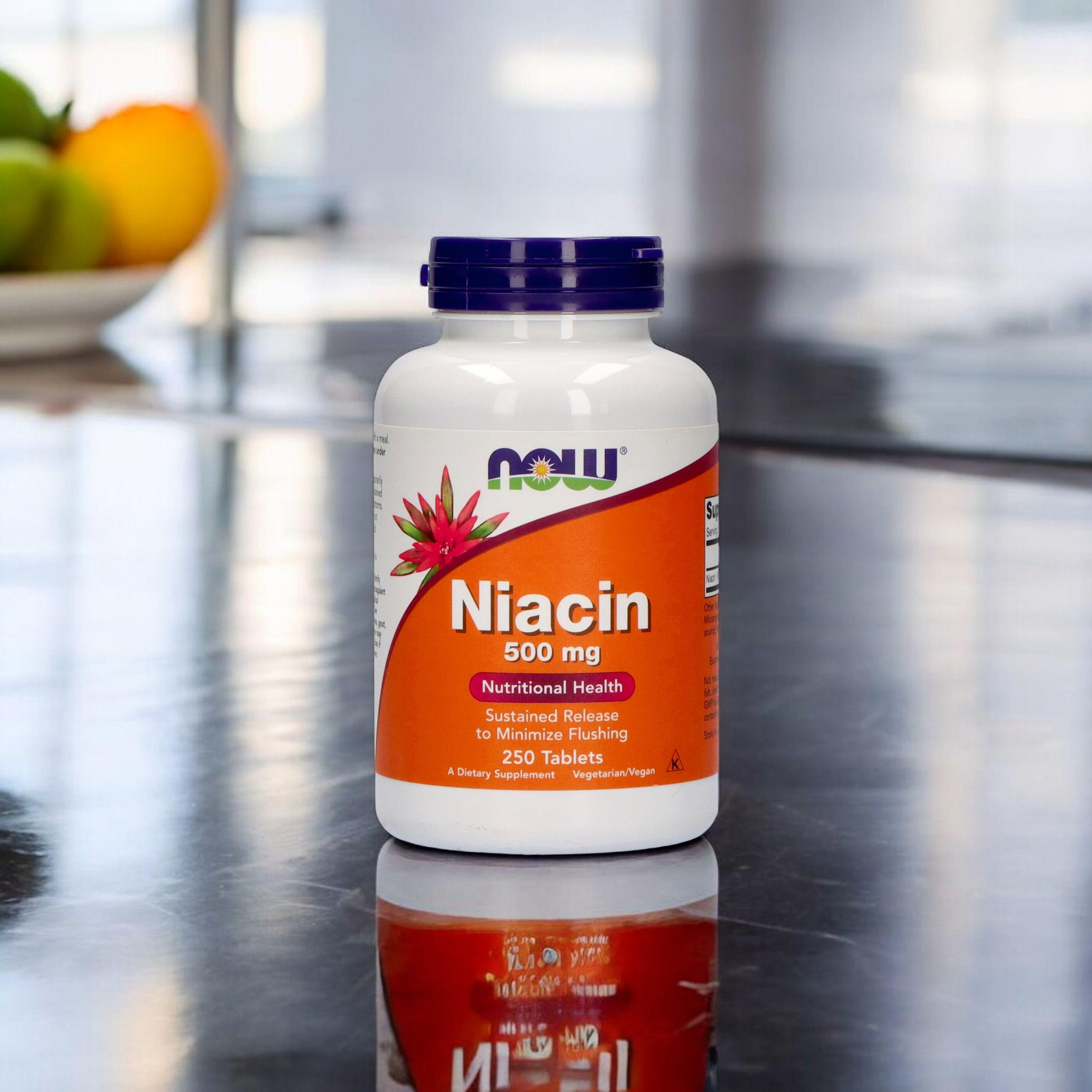 NOW Niacin 500mg - 250tabs