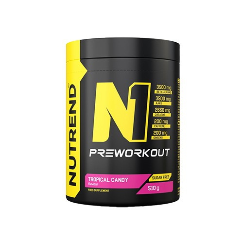 NUTREND N1 Pre Workout - 510g - AUSVERKAUF - 27-10