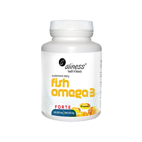 ALINESS - Fisch Omega 3 Forte EPA 500mg DHA 250mg - 60 Kapseln