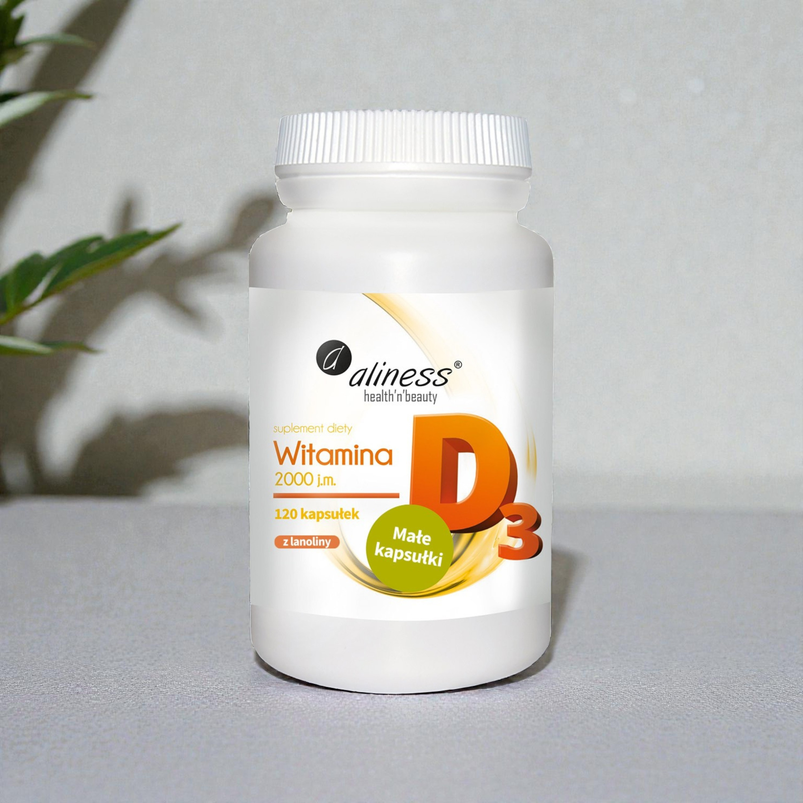 ALINESS - Vitamin D3 2000IE - 120Kaps.