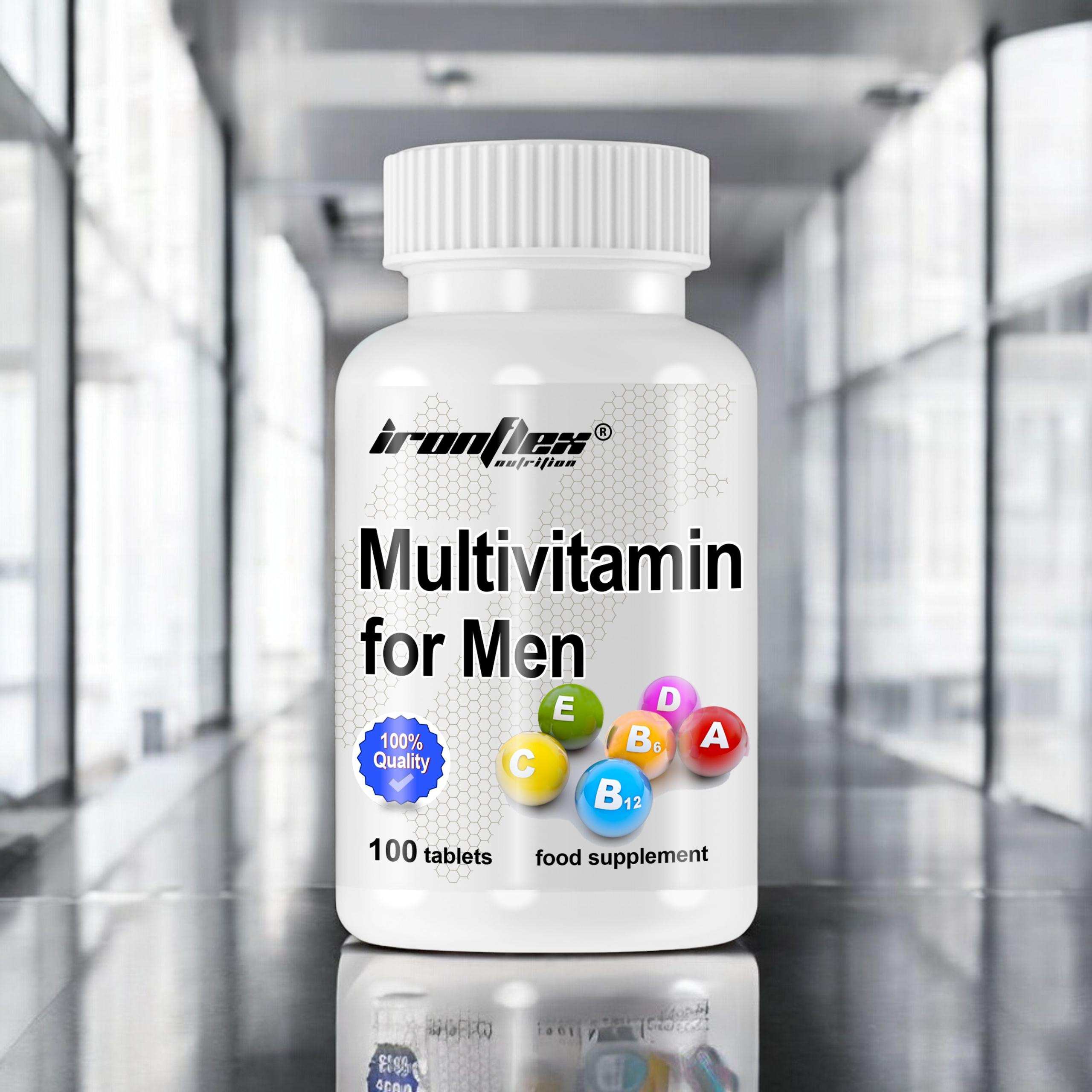 IRONFLEX Multivitamin für Männer - 100tabs
