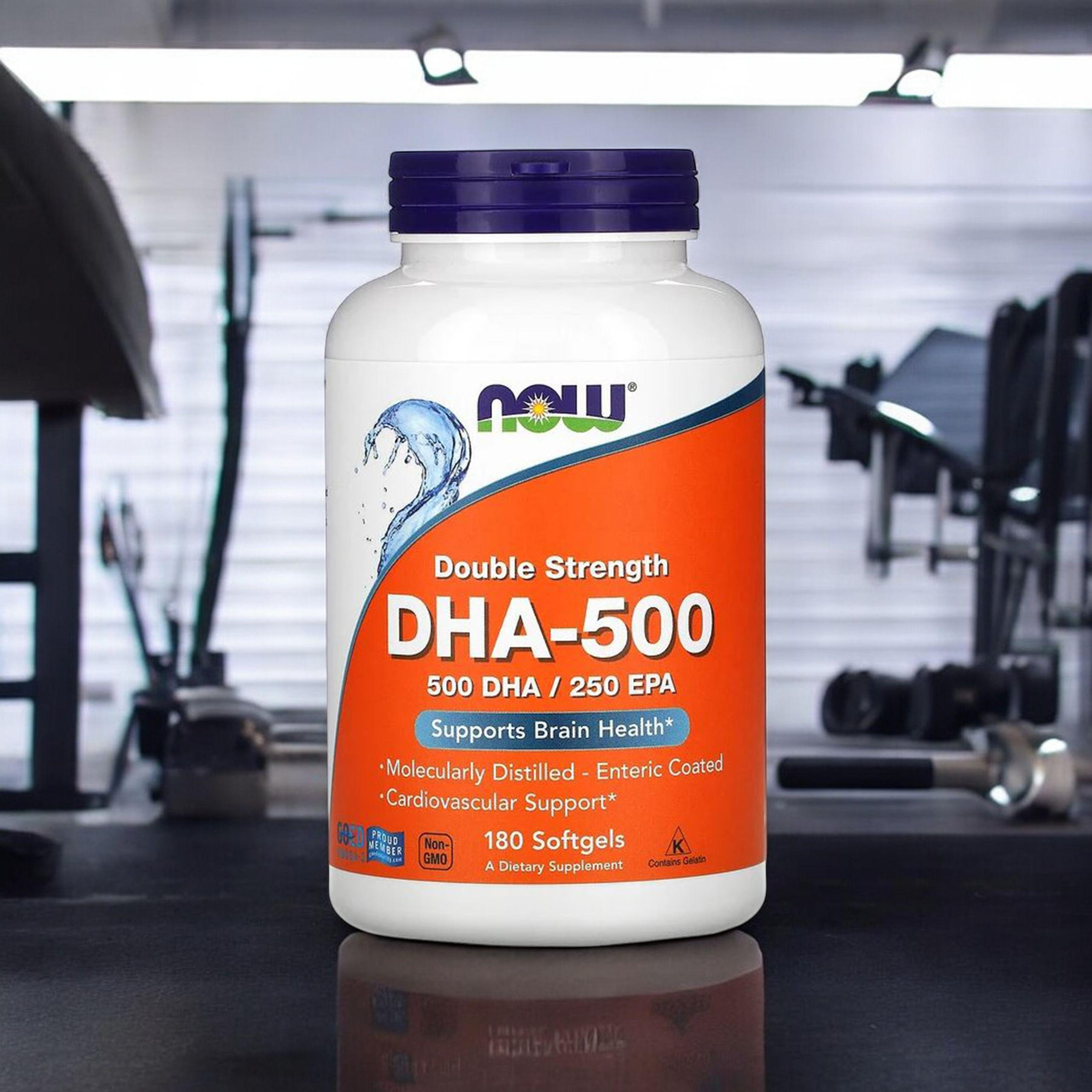 NOW DHA 500mg - 180softgels