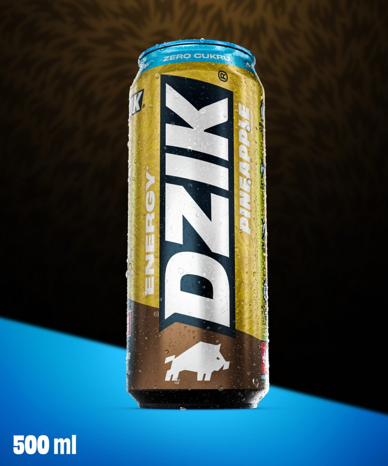 DZIK - Dzik Energy - 500ml - Ananas