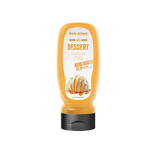 BODY ATTACK Dessert Sauce Mango Flavour - 320ml - AUSVERKAUF - 30-09