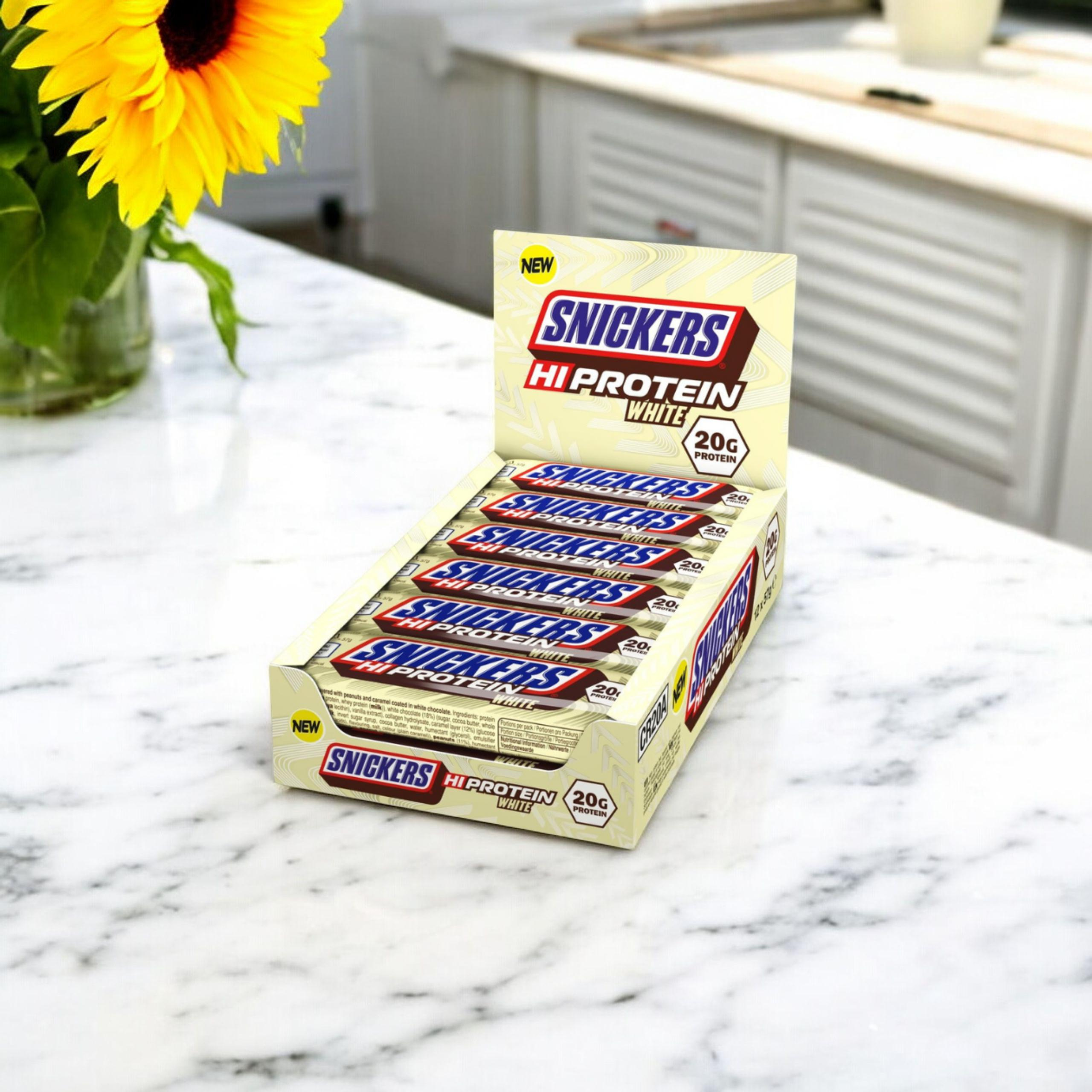 Mars - Snickers HI Protein Low Suga rBar - 12x 57g - Weiß