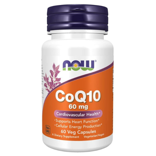 NOW - CoQ10 60mg - 60 pflanzliche Kapseln.