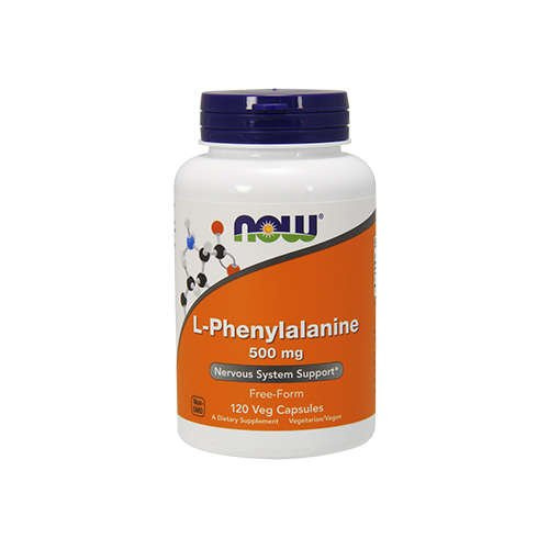 NOW L-Phenylalanine 500mg - 120vcaps - AUSVERKAUF - 31-01