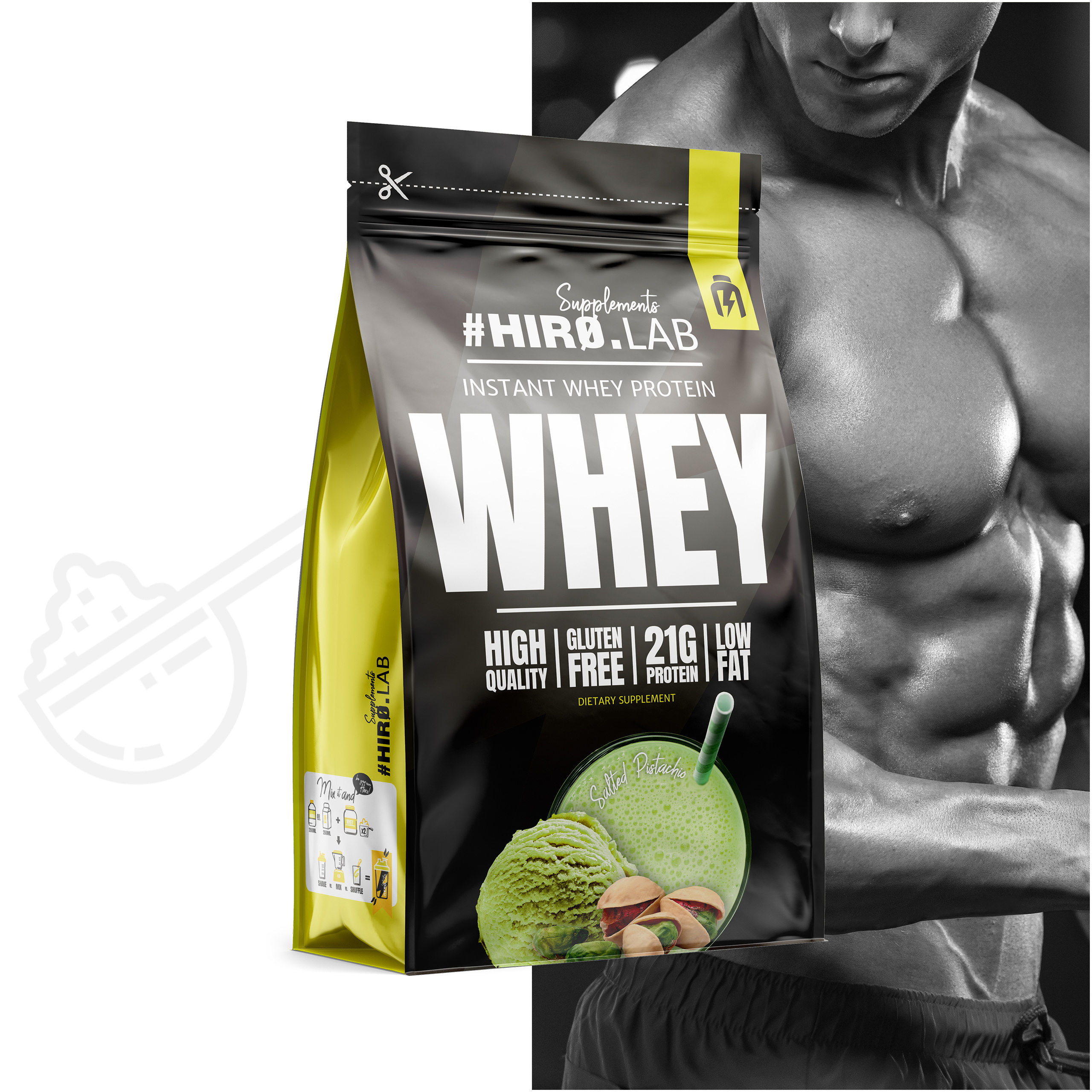 HIRO.LAB Instant Whey Protein - 750g