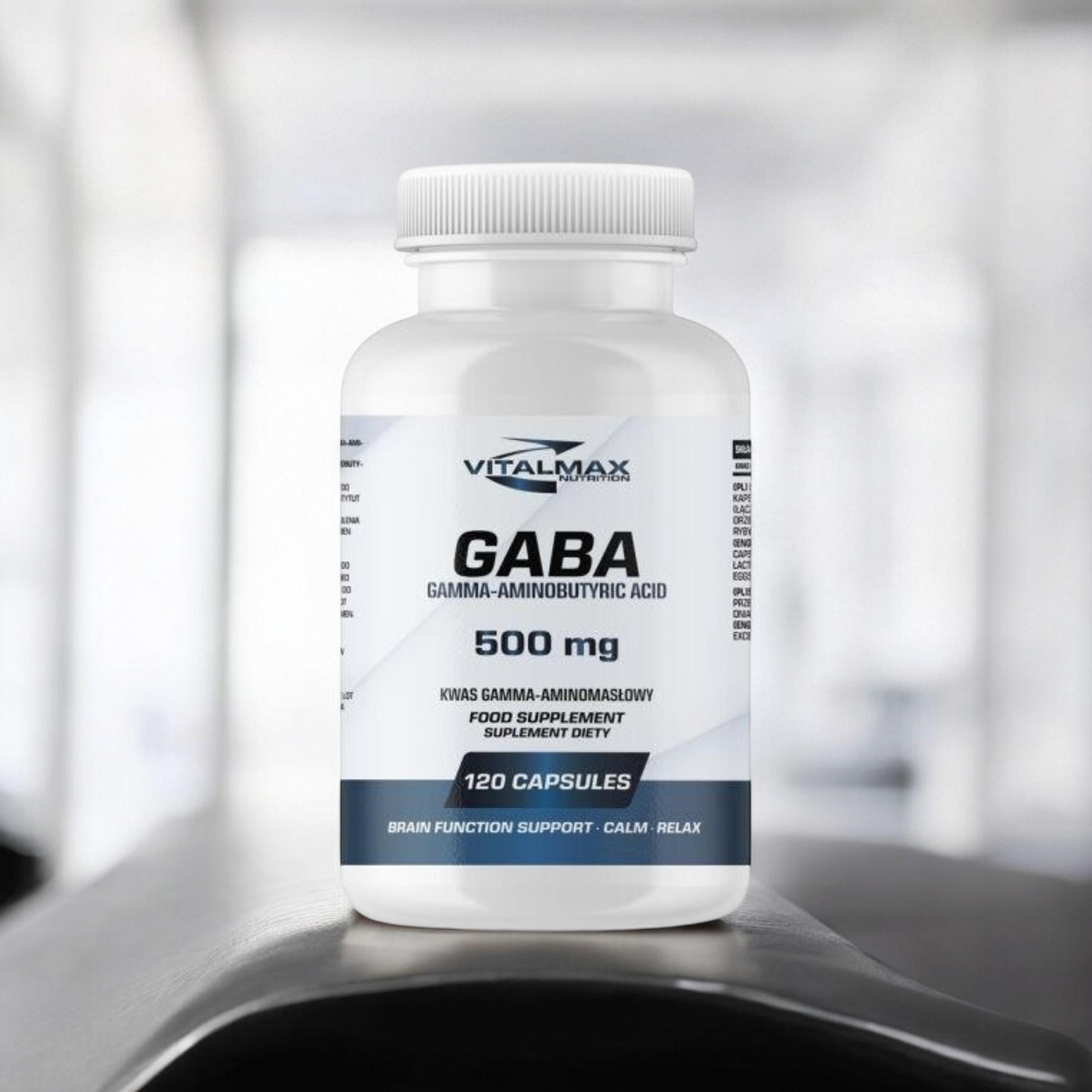 VITALMAX - GABA 500mg - 120 Kapseln