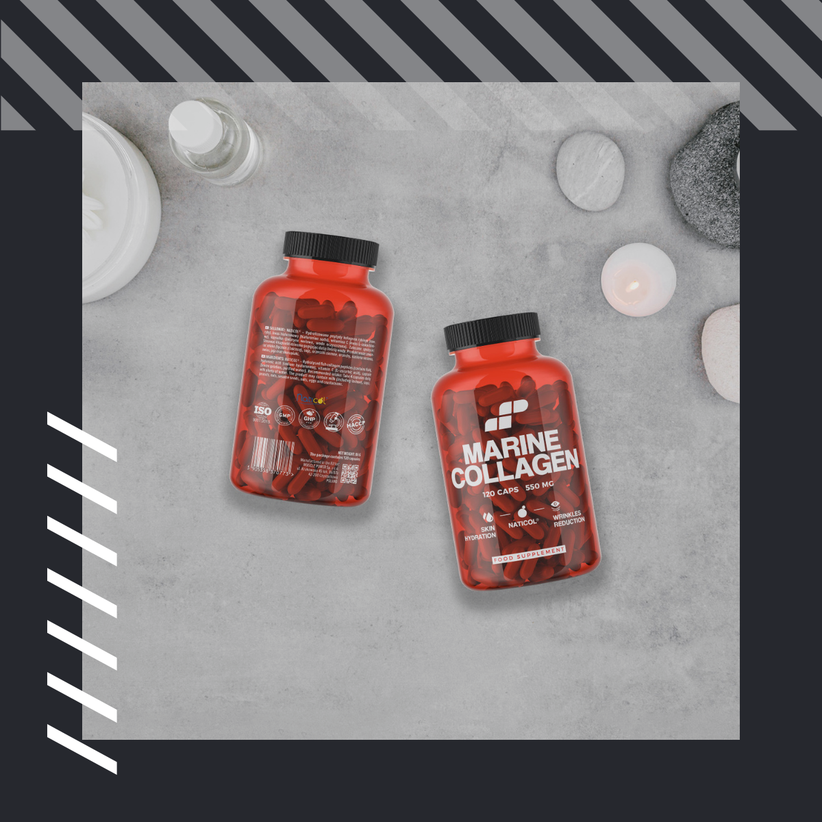 MP NUTRITION Marine Collagen 550mg - 120caps - Fisch Kollagen Naticol