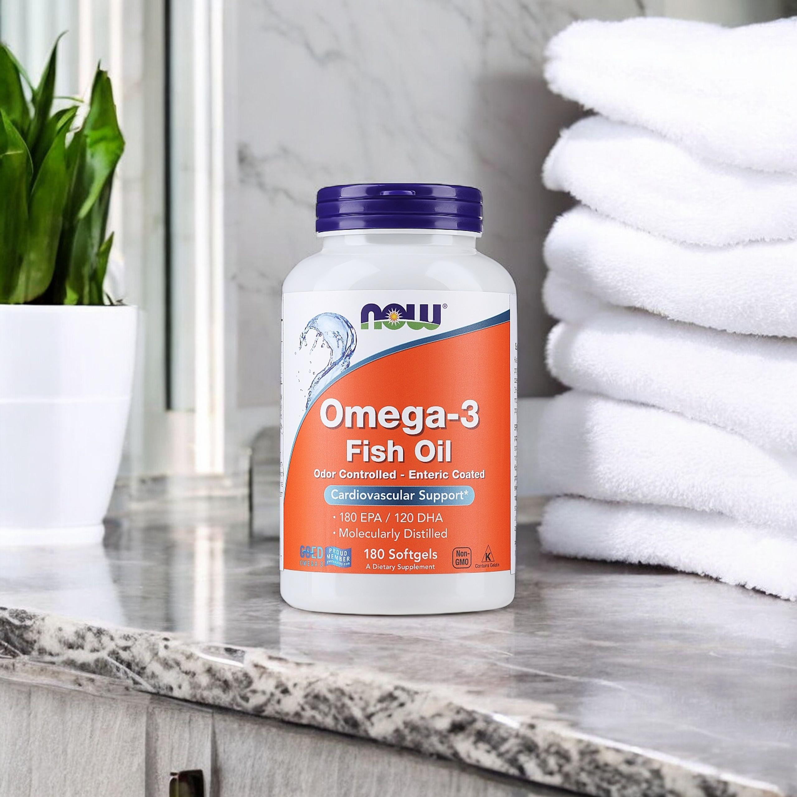 NOW Omega-3 180 EPA / 120 DHA - 180softgels