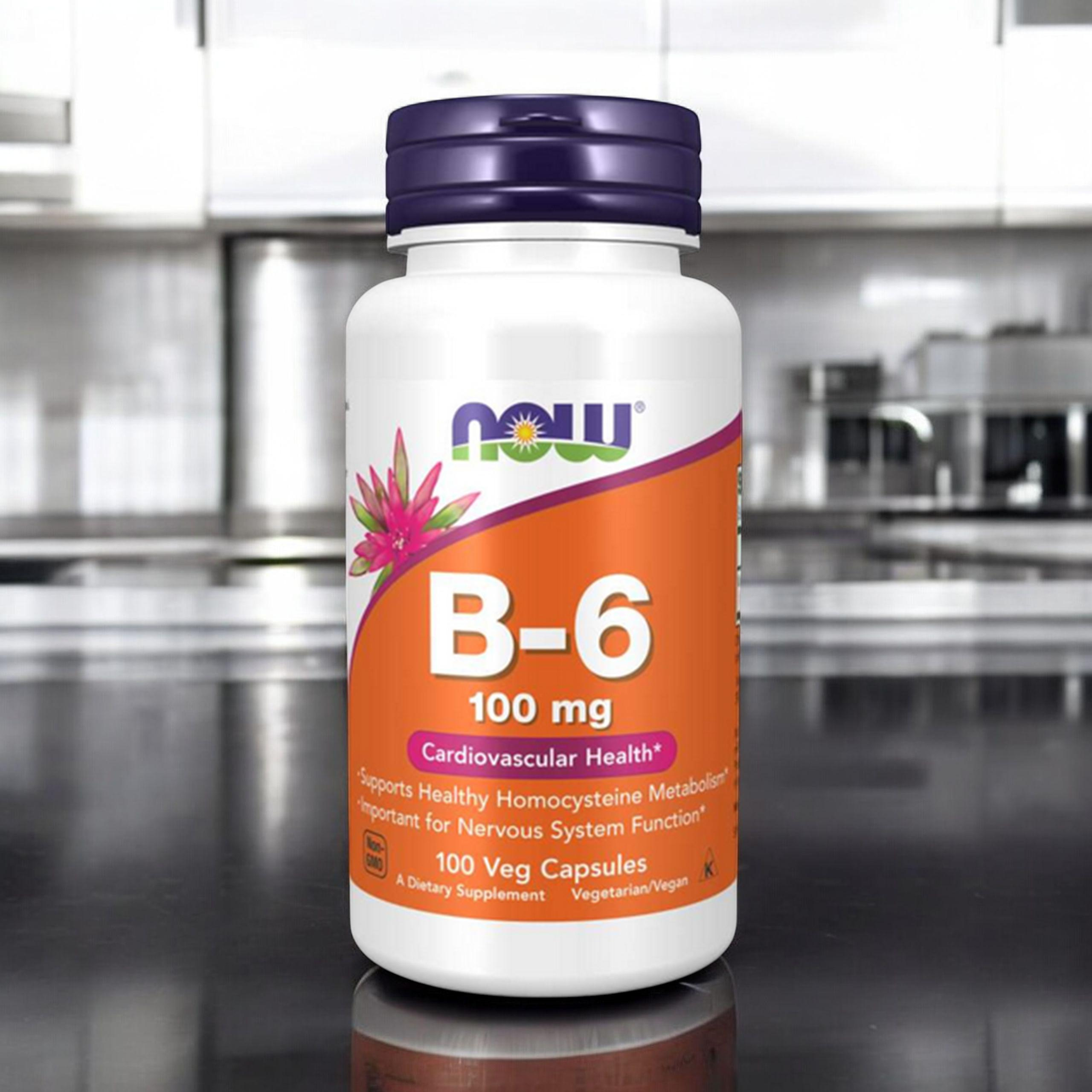 NOW Vitamin B-6 - 100vcaps