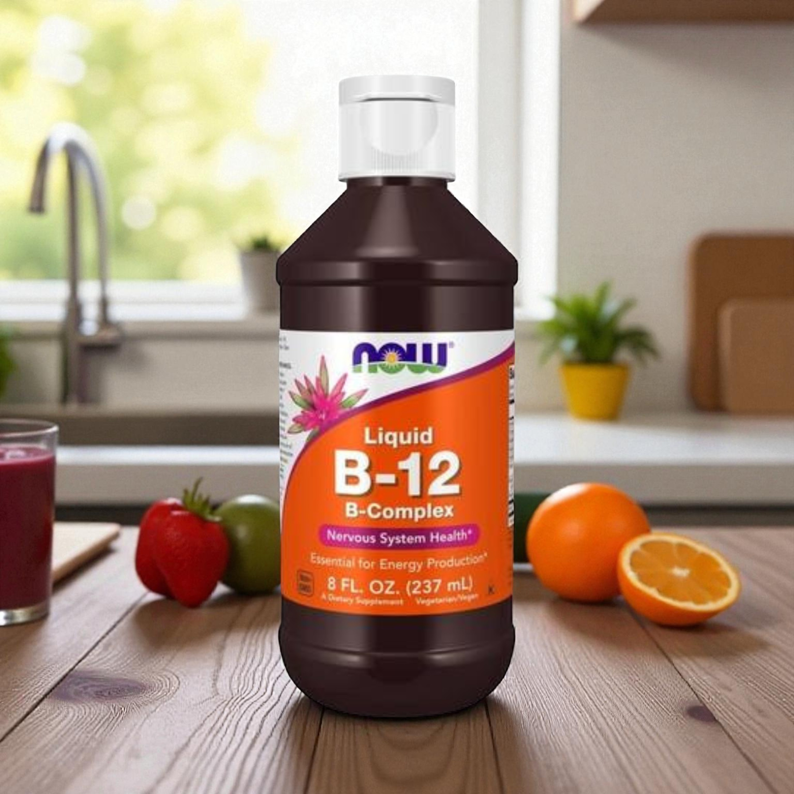 NOW - Vitamin B-12 Flüssiger B-Komplex - 237ml