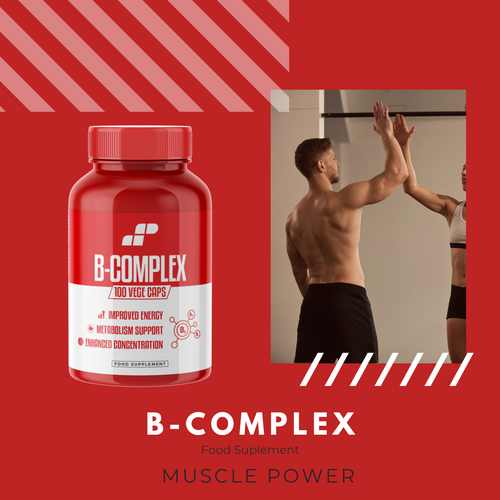 MP NUTRITION Vitamin B-Complex - 100vcaps - Kompleks Vitaminów B