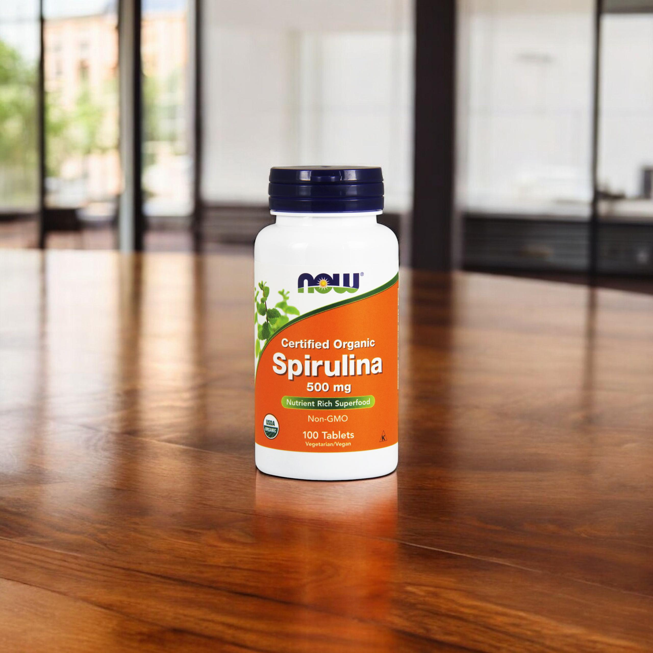 NOW Spirulina 500mg - 100tab