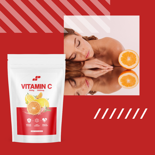 MP NUTRITION 100% Vitamin C 1000mg - 1000g - Vitamin C