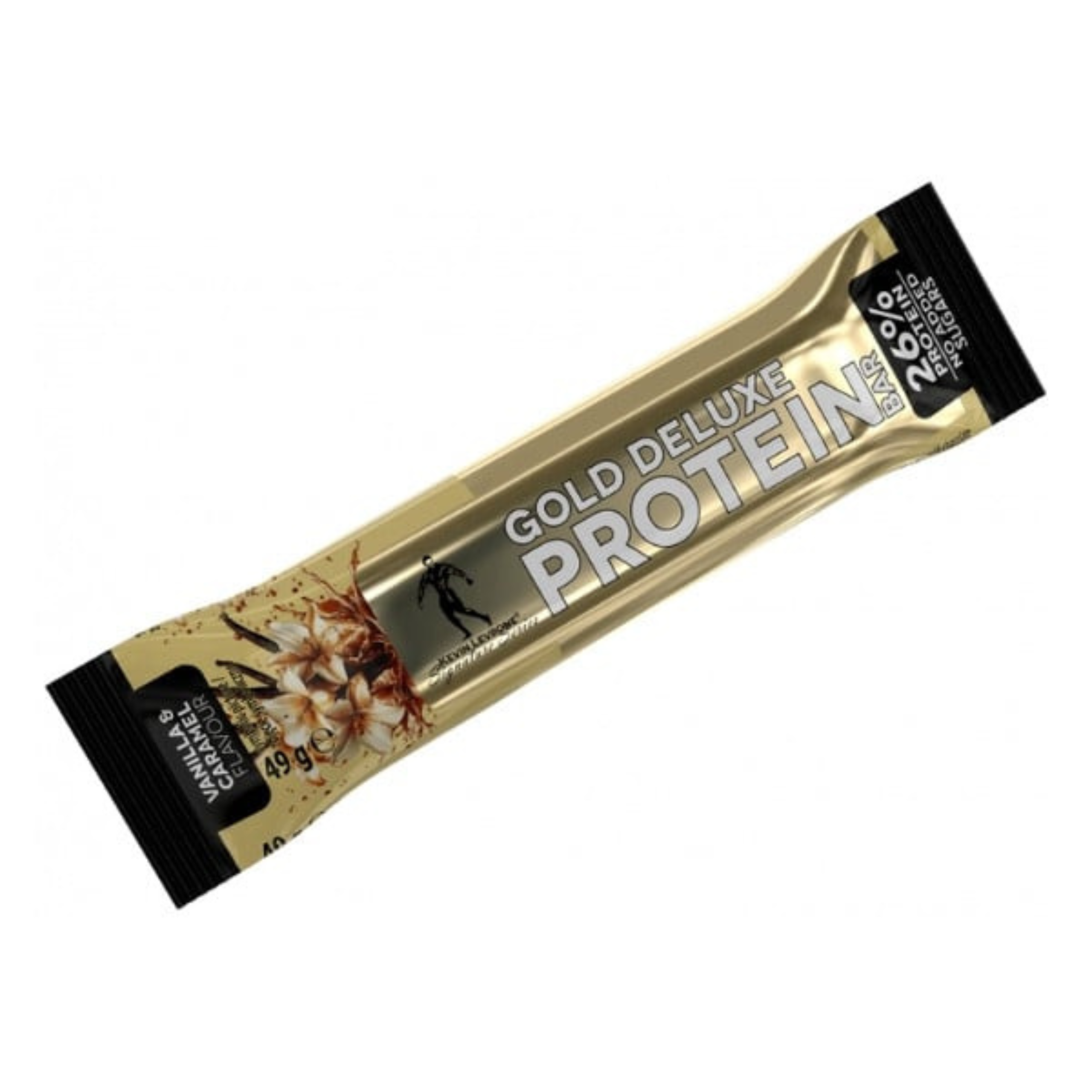 KEVIN LEVRONE - Gold Deluxe Protein Bar - 12x 48g - Vanille Karamell - AUSVERKAUF - 30-04