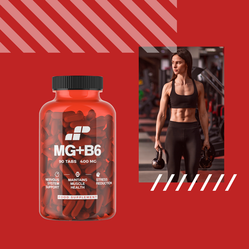 MP NUTRITION Mg + B6 - 90 Tabletten - Magnesium + Vitamin B6