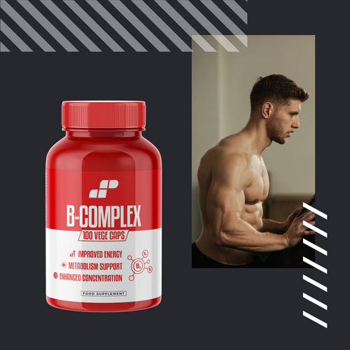 MP NUTRITION Vitamin B-Complex - 100vcaps - Kompleks Vitaminów B
