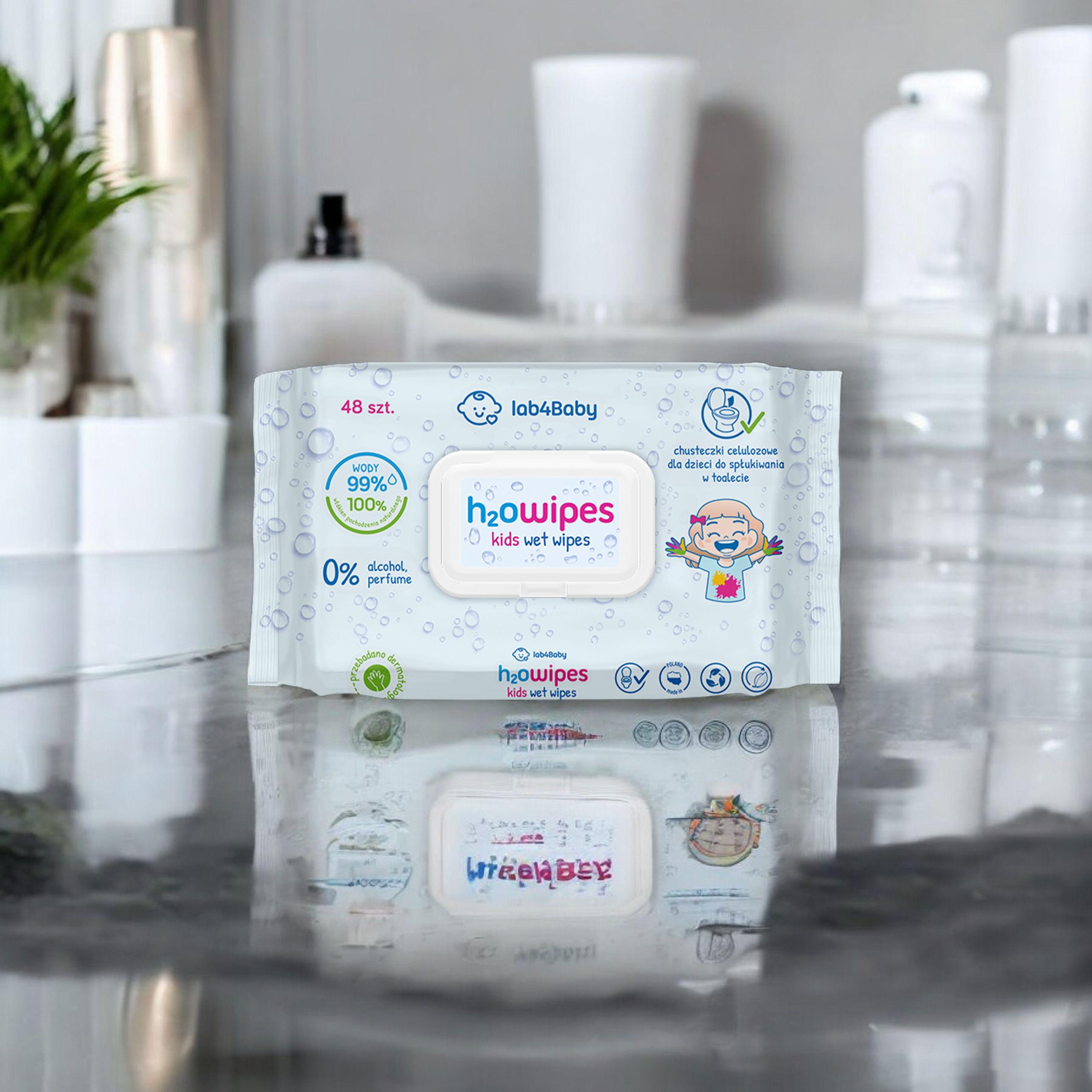 ALG PHARMA H2Owipes Kids Wet Wipes - 48szt. - Feuchttücher