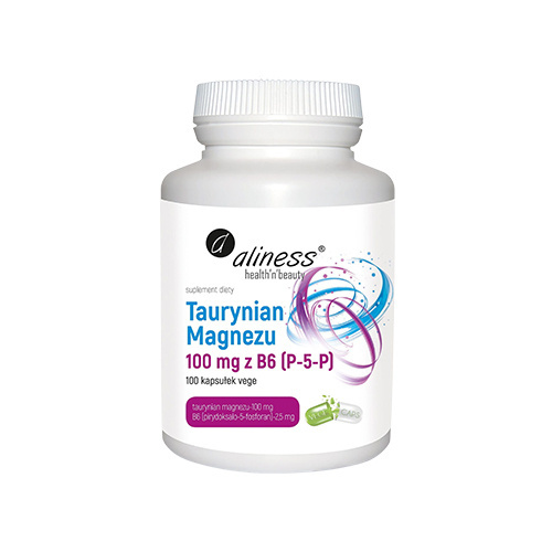 ALINESS Taurinat Magnesium 100mg mit B6 - 100vcaps.