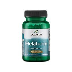 SWANSON - Melatonin 3mg - 120caps. - AUSVERKAUF - 30-11