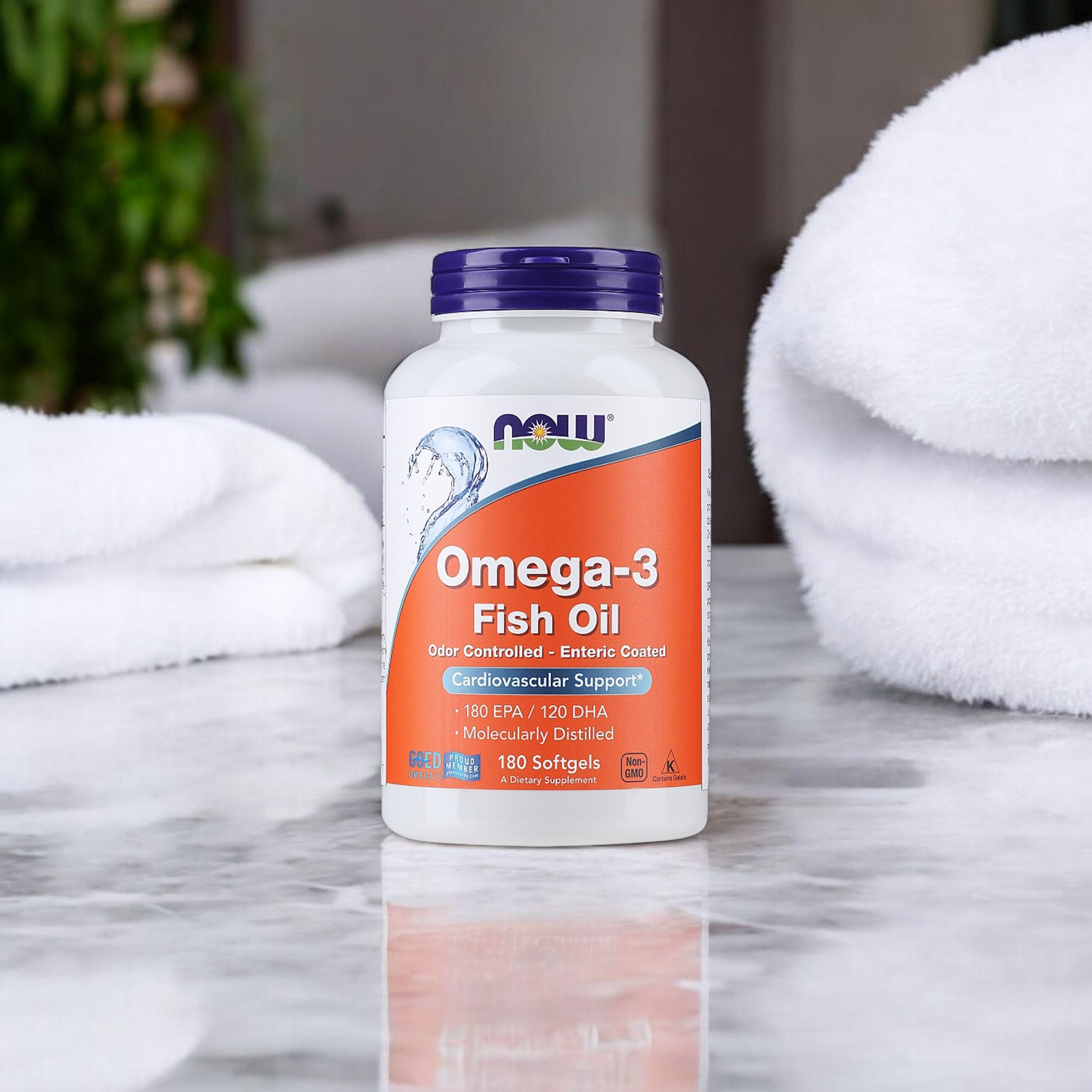 NOW Omega-3 180 EPA / 120 DHA - 180softgels