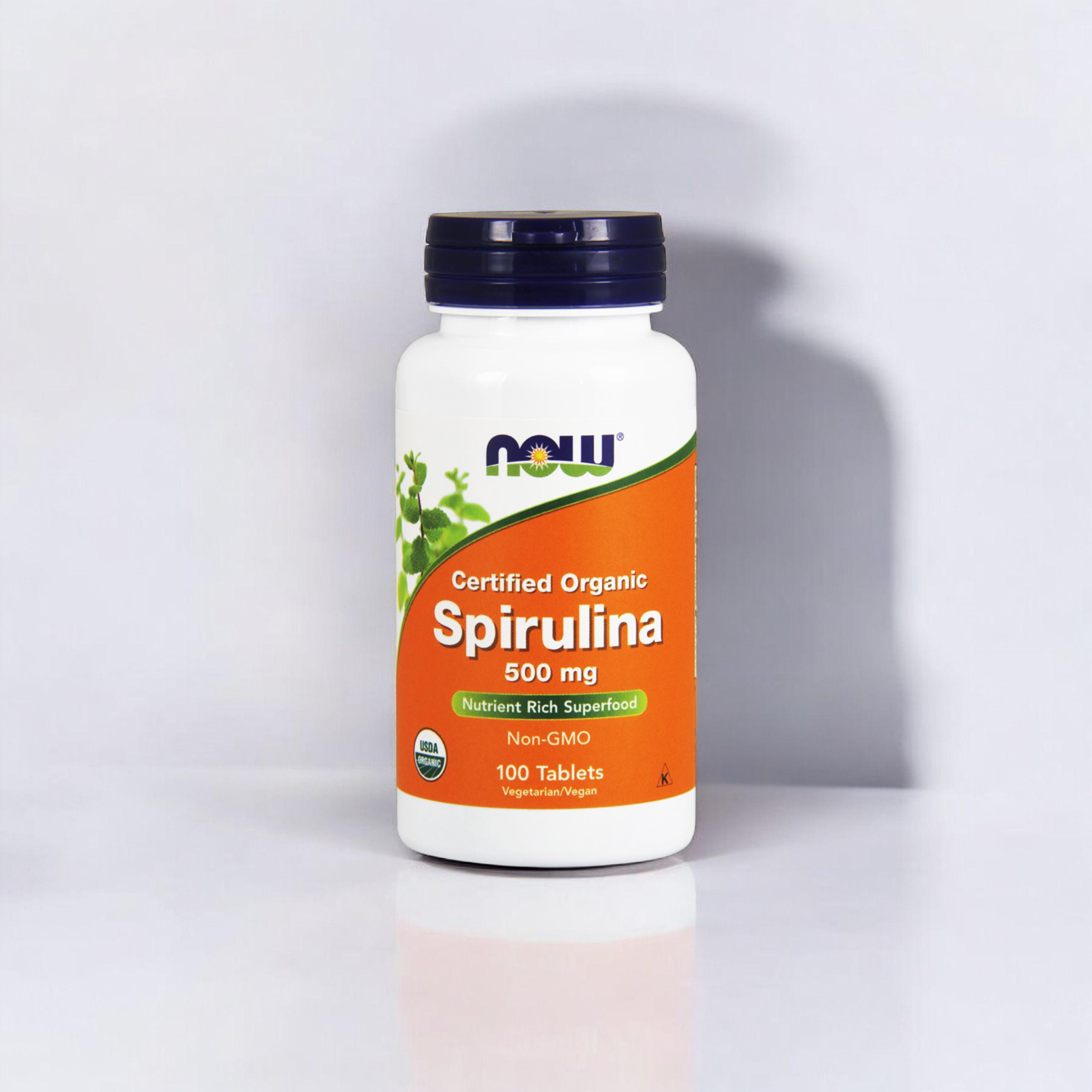 NOW Spirulina 500mg - 100tab