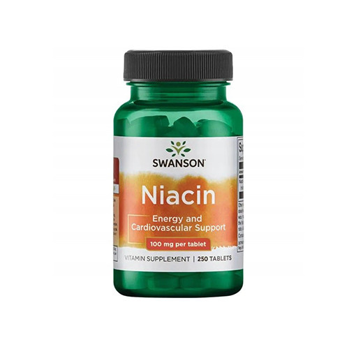 SWANSON Niacin 100mg - 250tabs - AUSVERKAUF 31-10