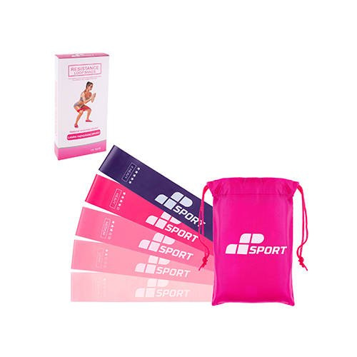 MP SPORT Gumy do ćwiczeń - Set 5 Mini Loop Bands