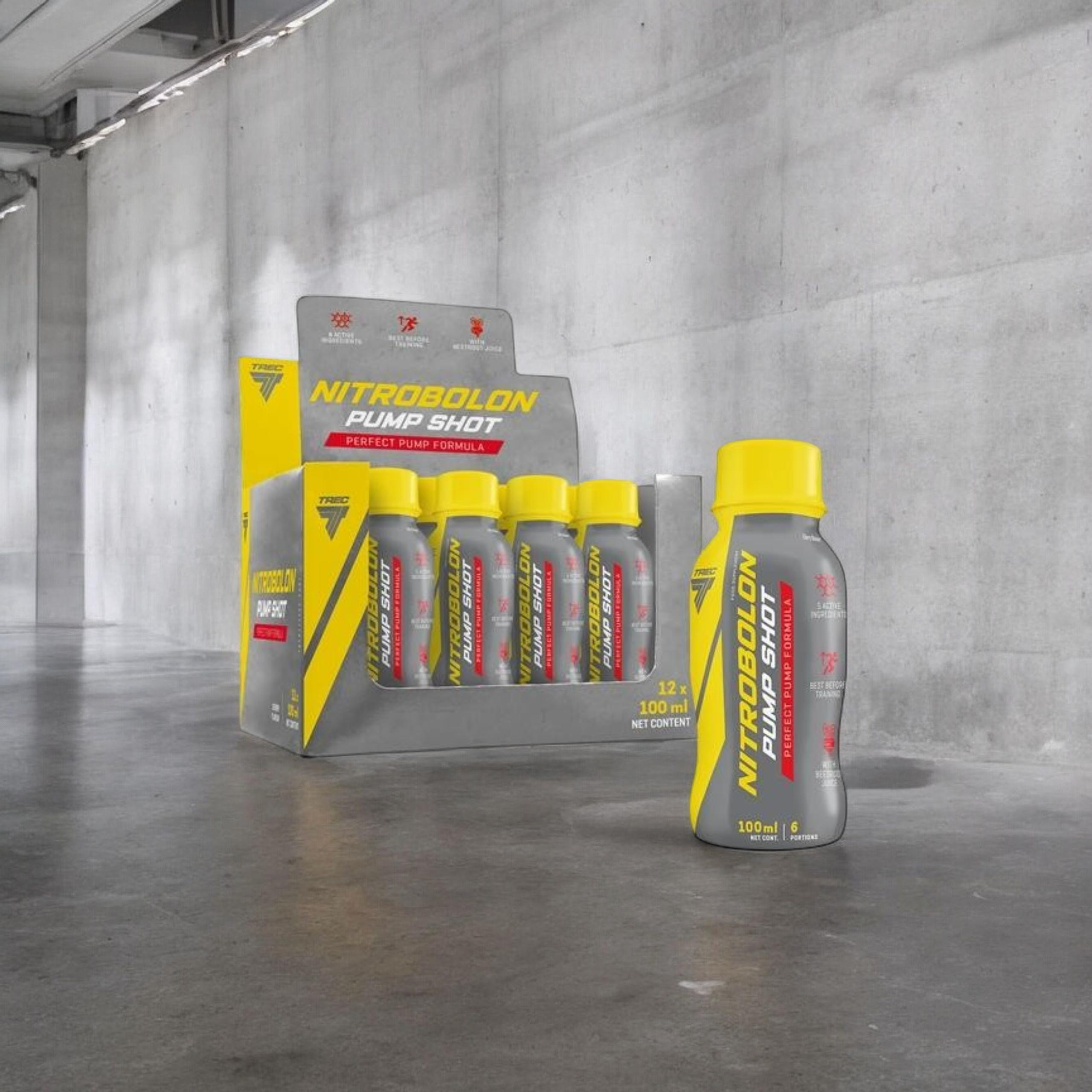 TREC - Nitrobolon Pump Shot - 12x 100ml - Kirsche 