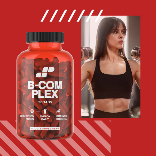 MP NUTRITION Vitamin B-Complex - 90tabs - B-Komplex Vitamine