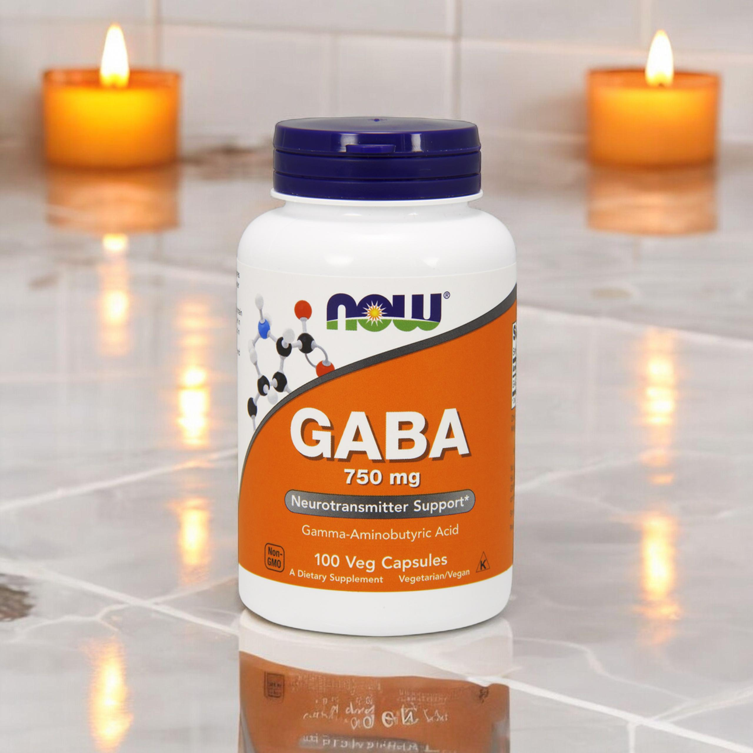 NOW Gaba 750mg - 100vegcaps