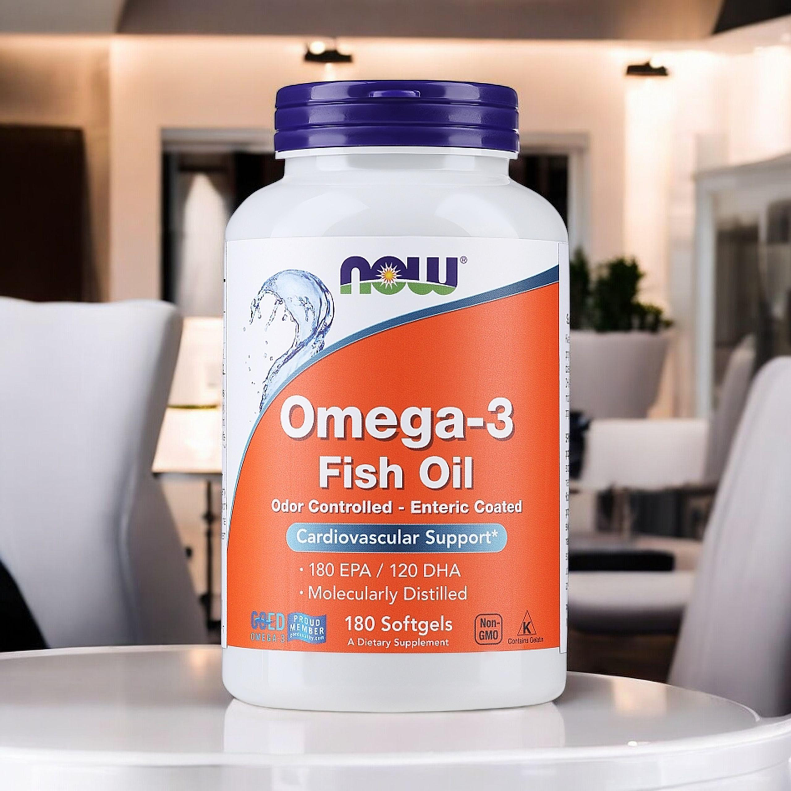 NOW Omega-3 180 EPA / 120 DHA - 180softgels